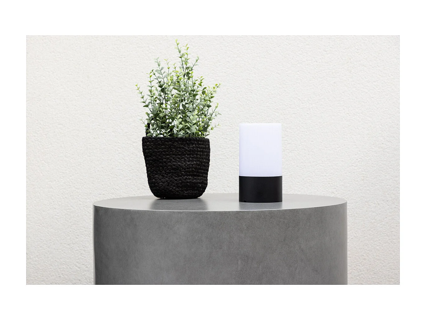 Table d'Appoint de Jardin "Lissabon" 60cm Gris