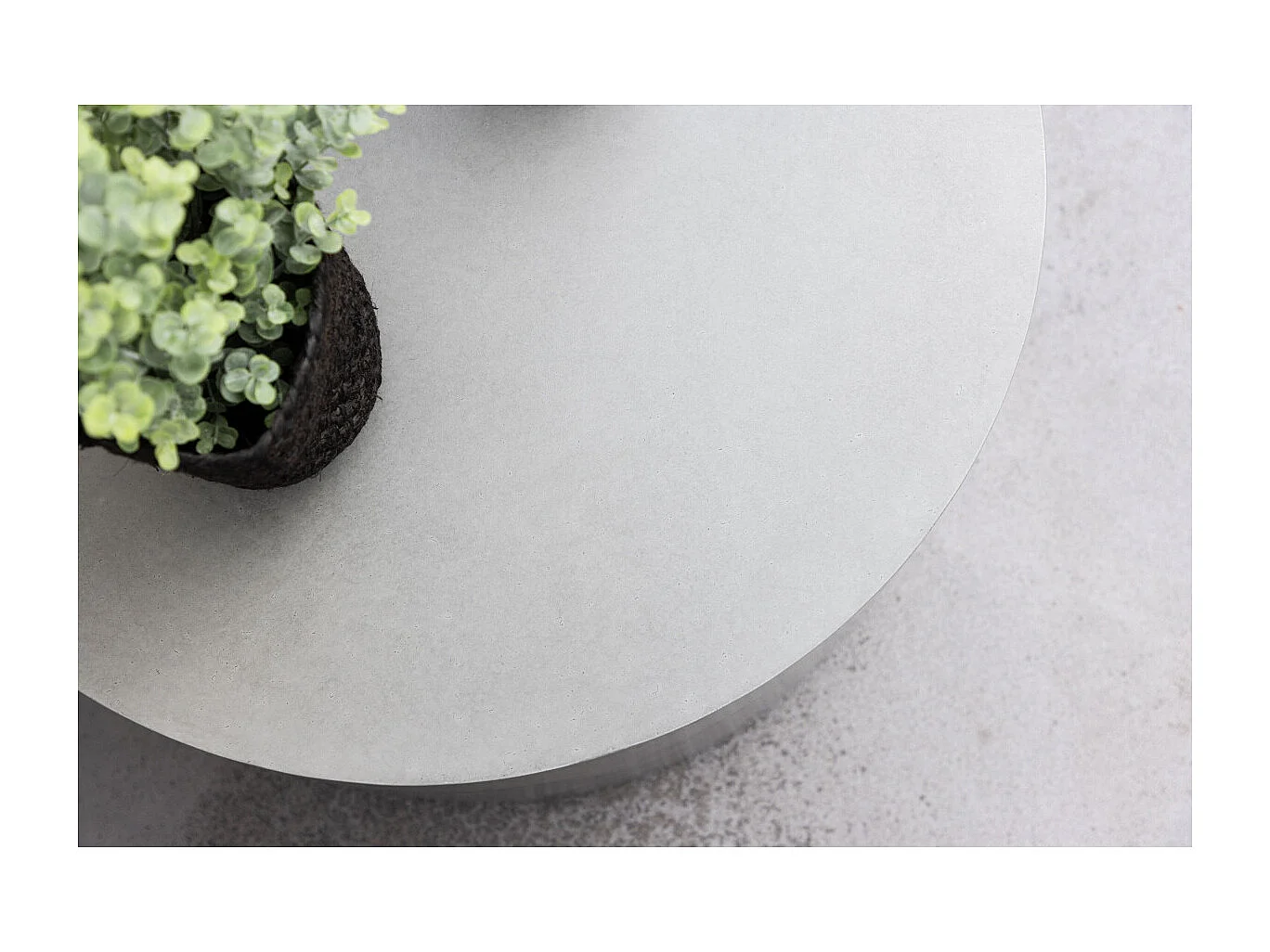 Table d'Appoint de Jardin "Lissabon" 60cm Gris