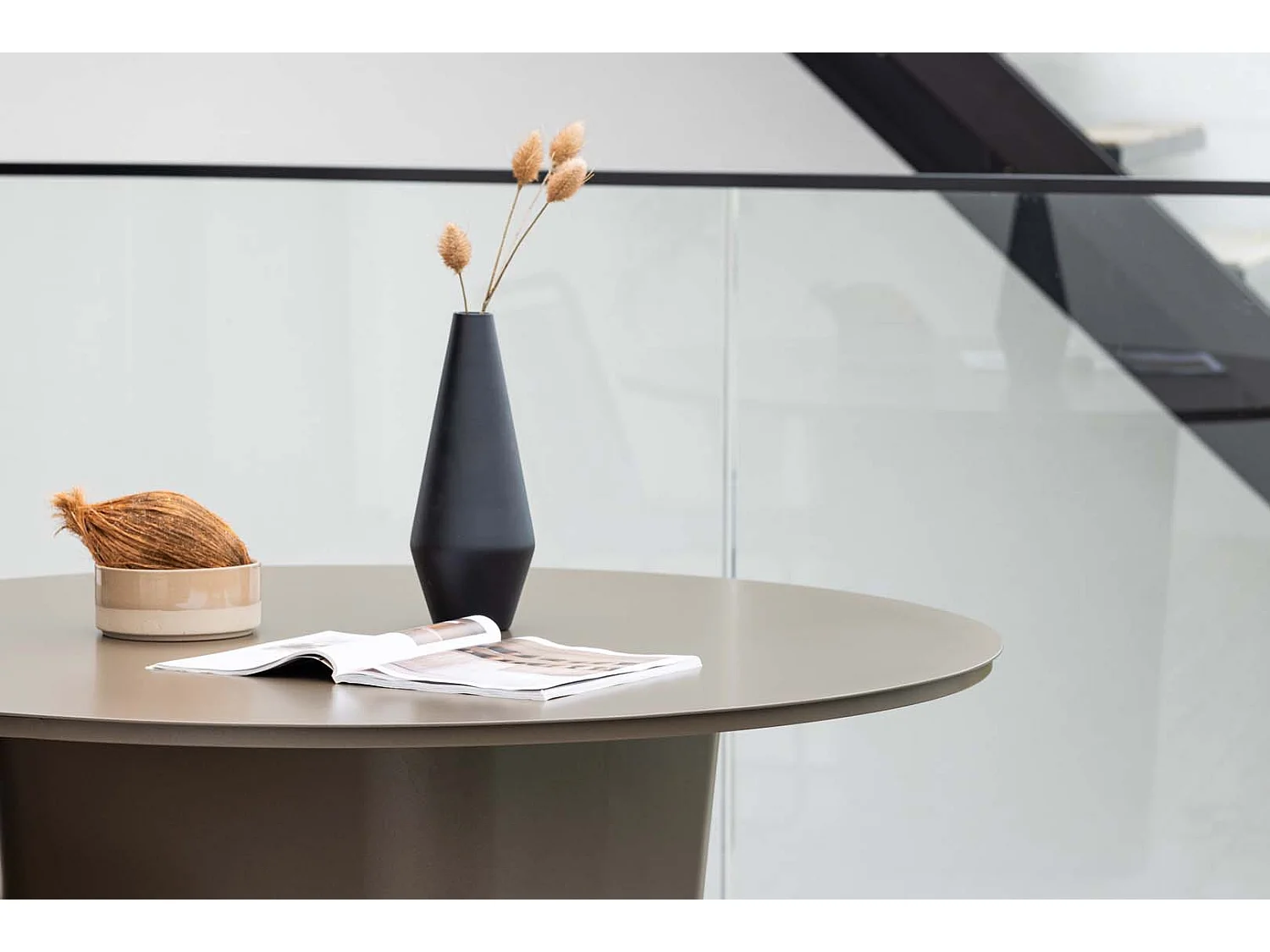 Santa Fe tuintafel Ø120 bruin.