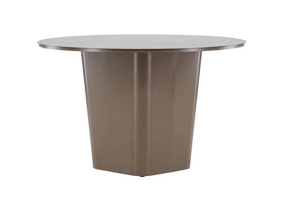 Table de Jardin Ronde "Santa Fe" 120cm Marron