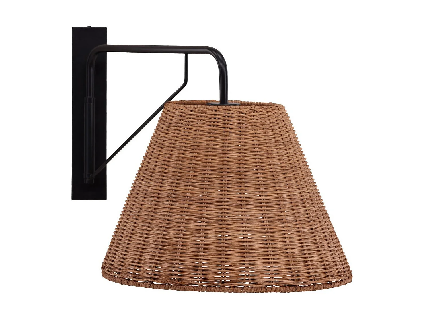 Applique Murale Déco en Rotin "Stala" 53cm Naturel