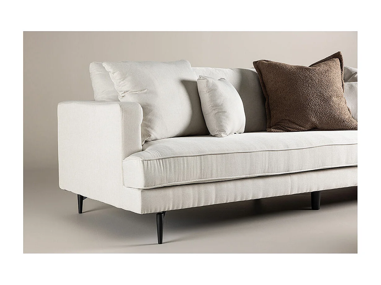 Sofia Sofa 3-Sitzer beige.