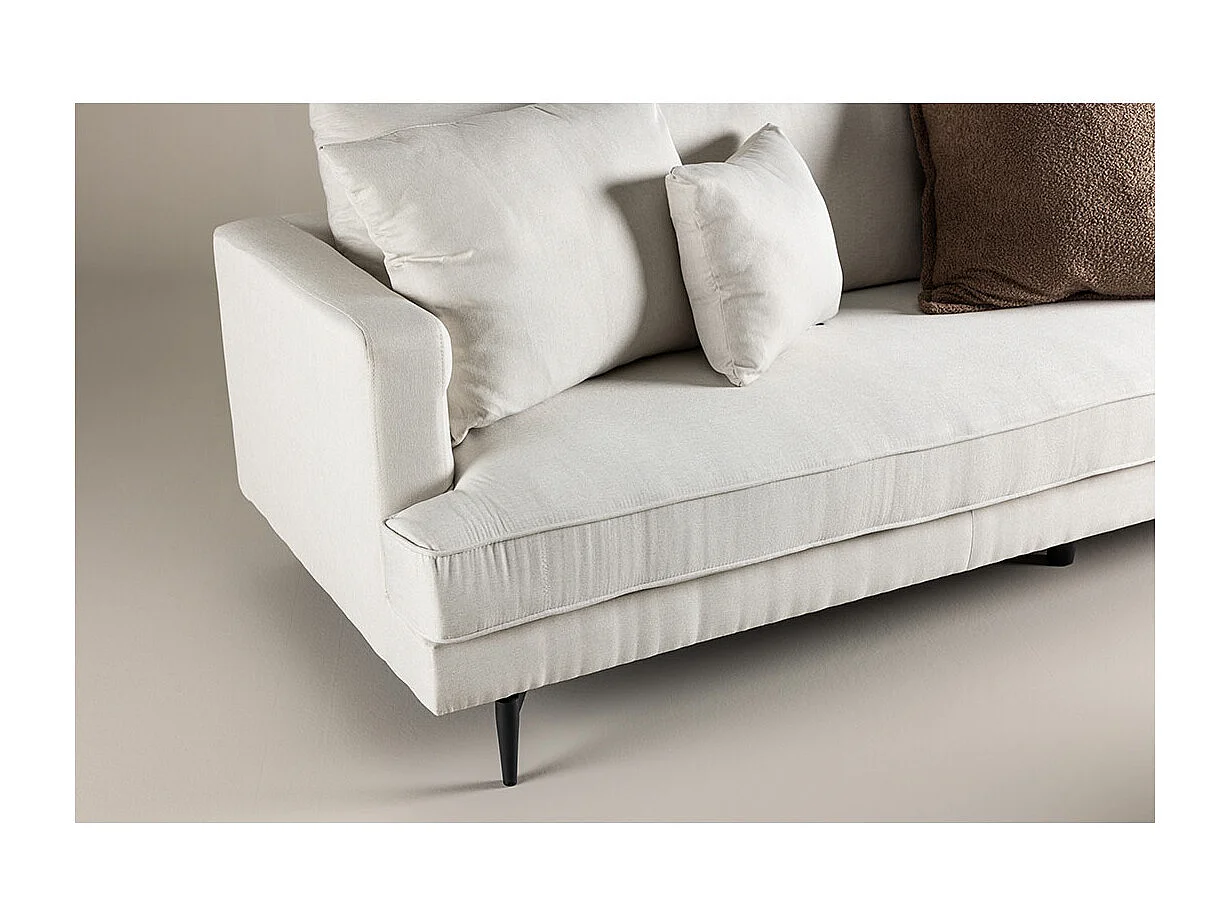 Sofia Sofa 3-Sitzer beige.