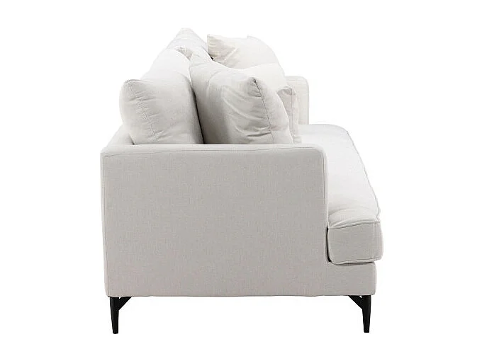 Canapé 3 Places en Tissu "Sofia" 260cm Beige