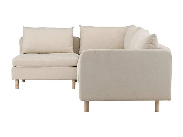 Canapé d'Angle Gauche "Zero" 295cm Beige