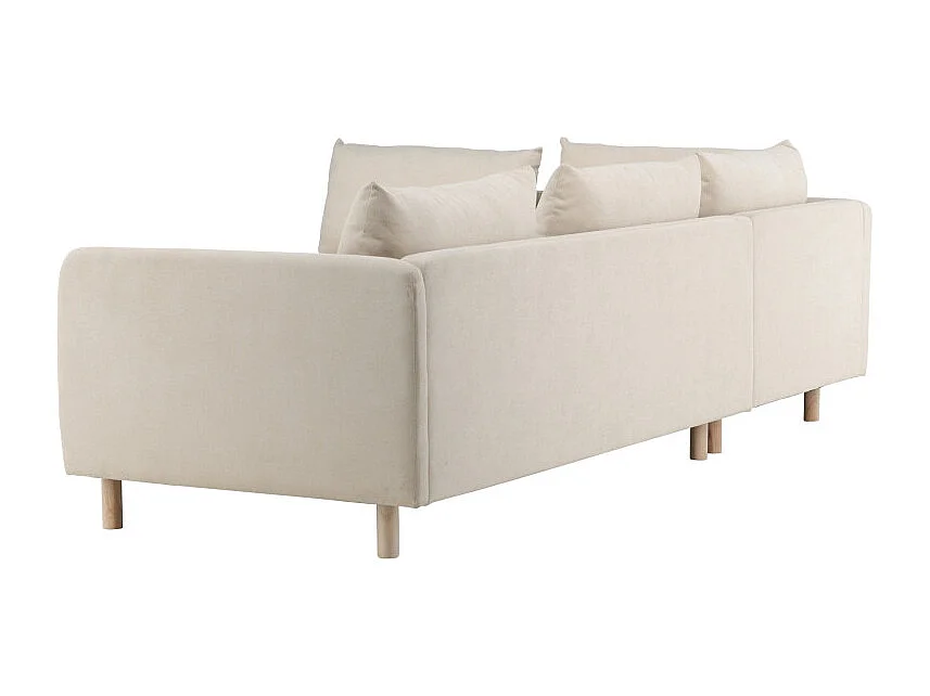 Canapé d'Angle Gauche "Zero" 295cm Beige