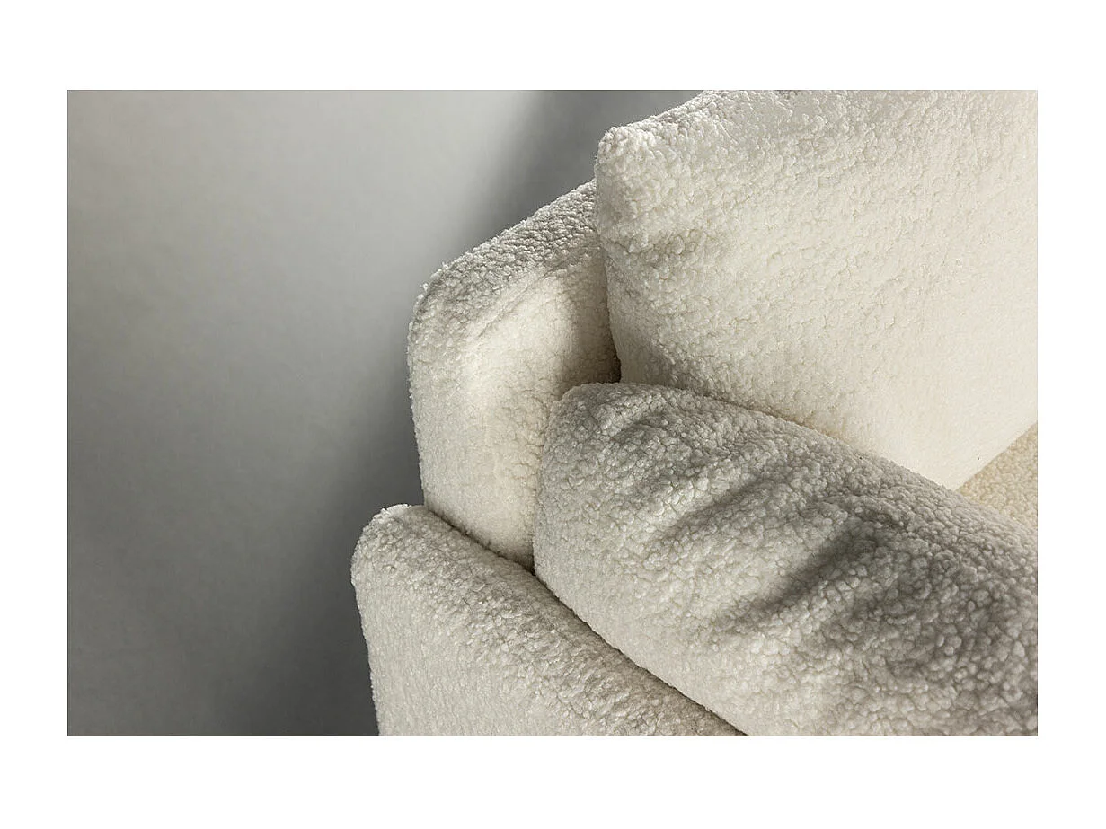 Vindel Sofa 2-Sitzer Teddy weiß.