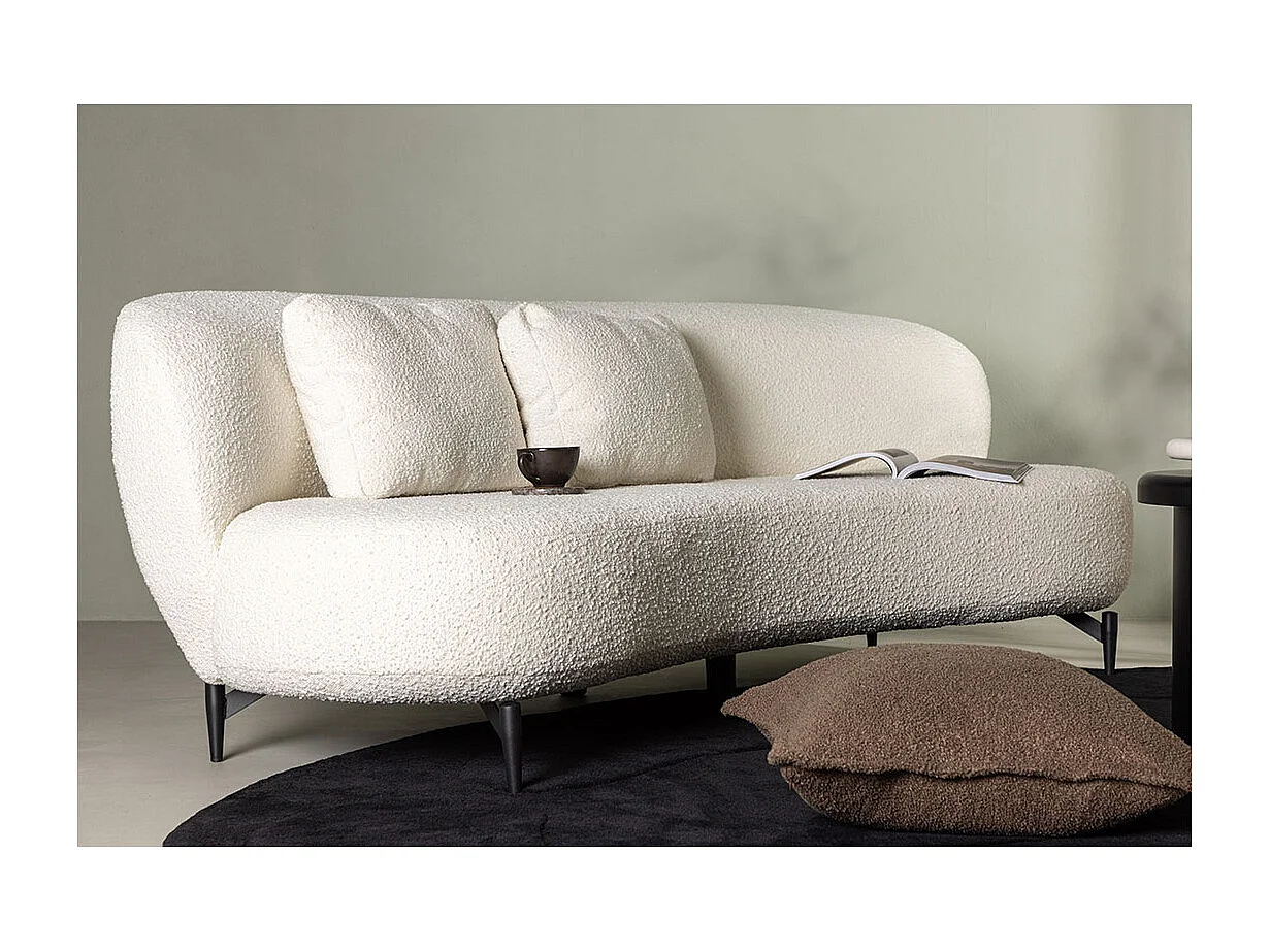 Luna bank 3-zits wit.