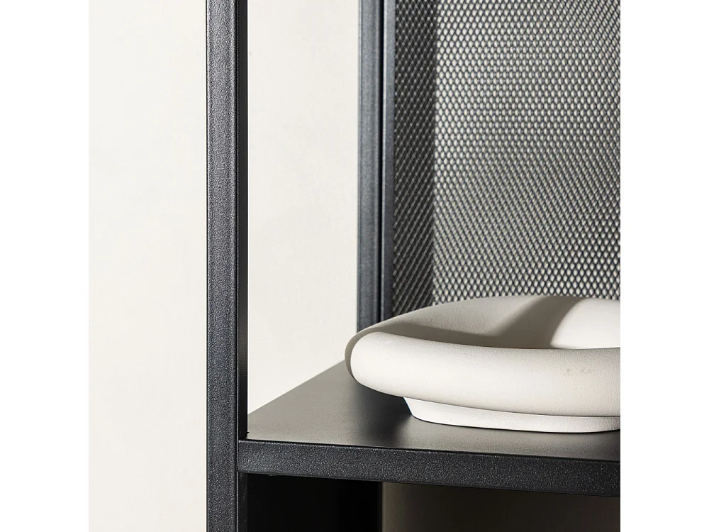 Étagère 5 Niveaux en Métal "Buenos Aires" 185cm Noir