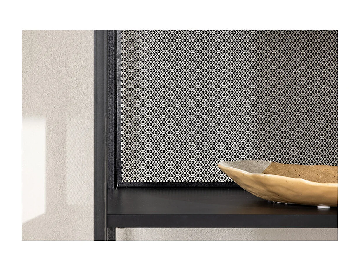 Étagère 4 Niveaux en Métal "Santiago" 185cm Noir