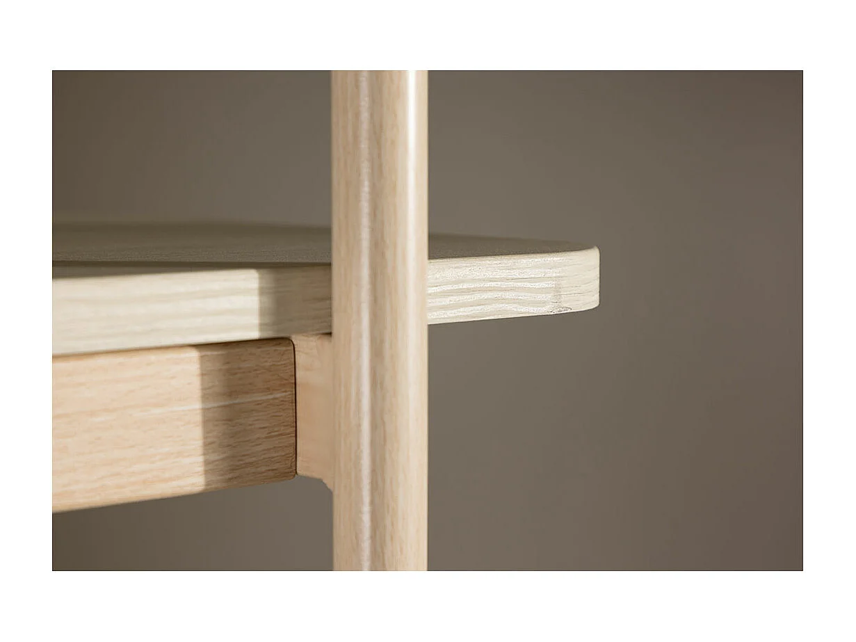 Heim wandkast 190 cm 5 planken whitewash.