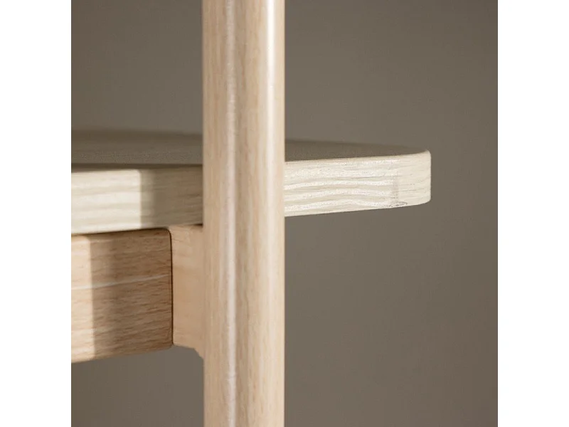 Heim wandkast 190 cm 5 planken whitewash.