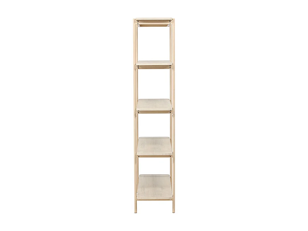Heim wandkast 190 cm 5 planken whitewash.