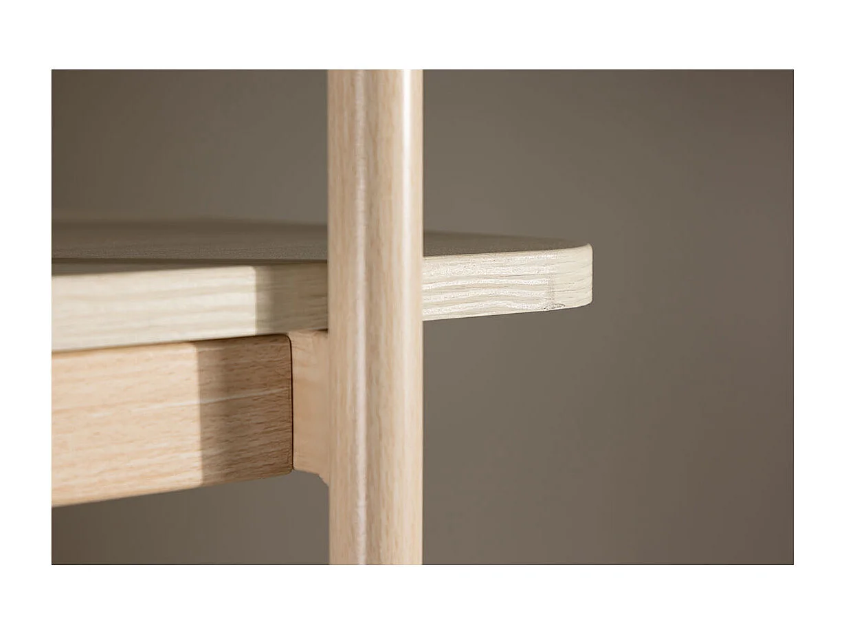 Heim wandkast 190 cm 5 planken whitewash.