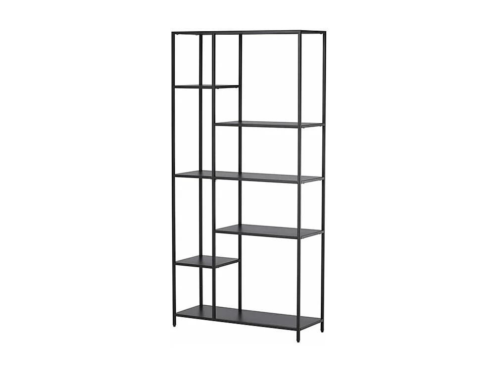 Étagère 6 Niveaux en Métal "El Alto" 164cm Noir