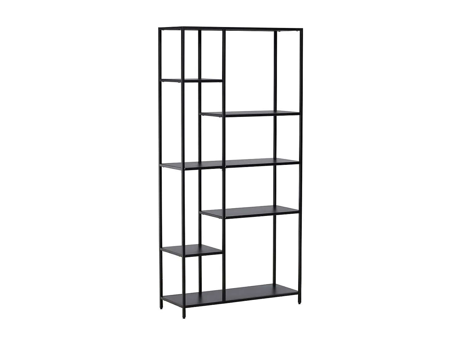 ElAlto wandkast 6 planken zwart.