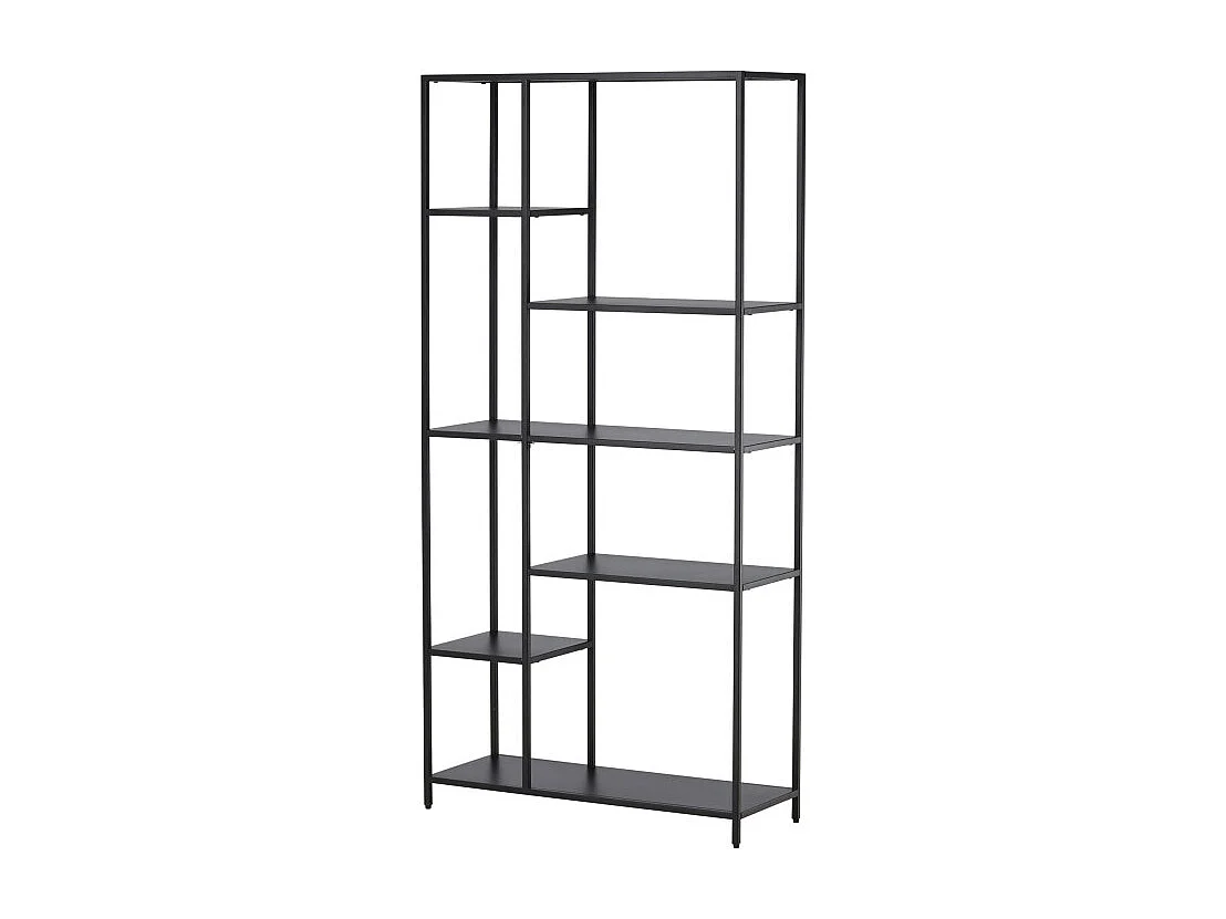 ElAlto wandkast 6 planken zwart.