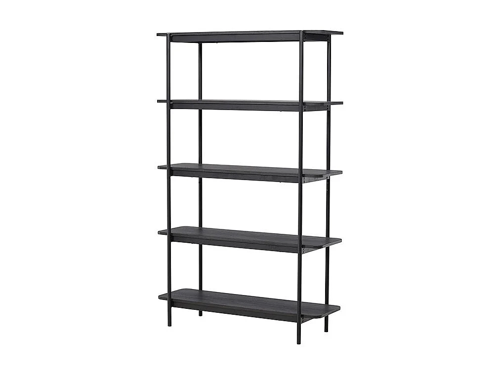 Heim wandkast 190 cm 5 planken zwart.
