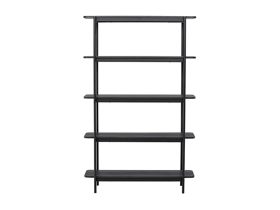 Heim wandkast 190 cm 5 planken zwart.