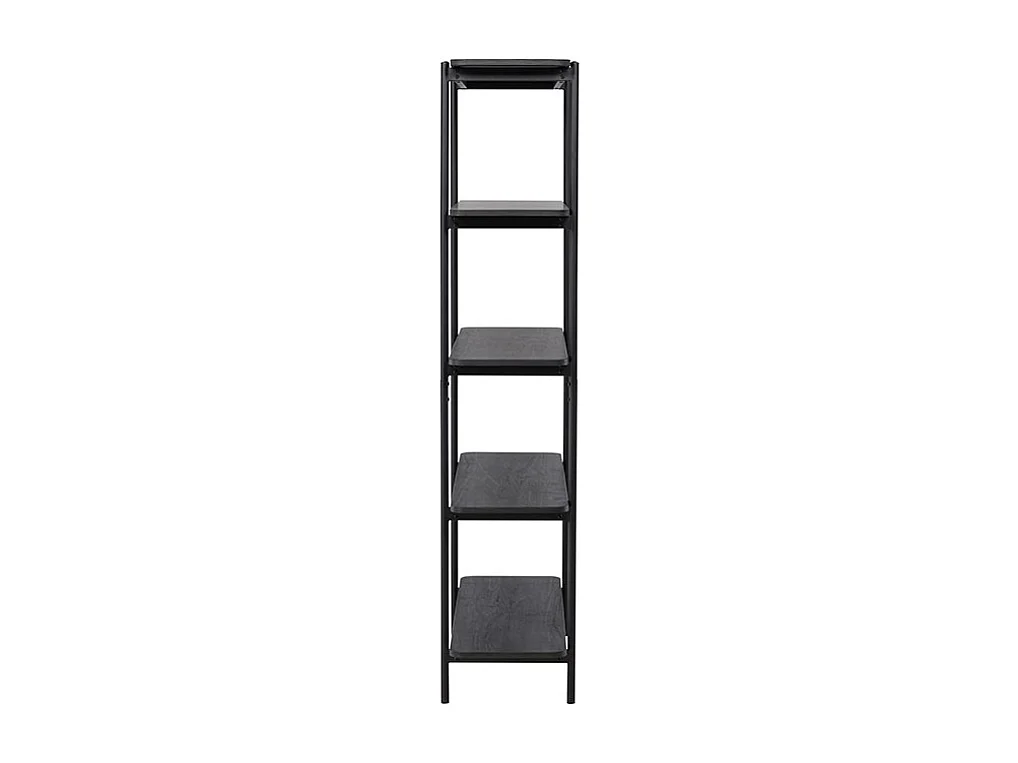 Heim wandkast 190 cm 5 planken zwart.