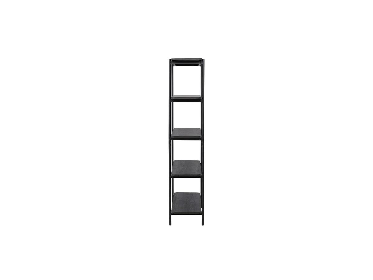 Heim wandkast 190 cm 5 planken zwart.