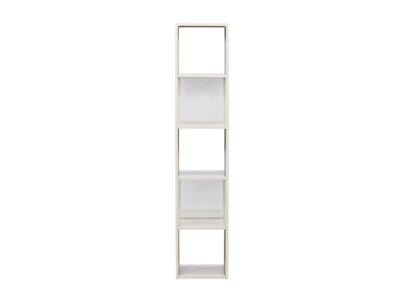 Étagère 5 Niveaux en Métal "Buenos Aires" 185cm Beige