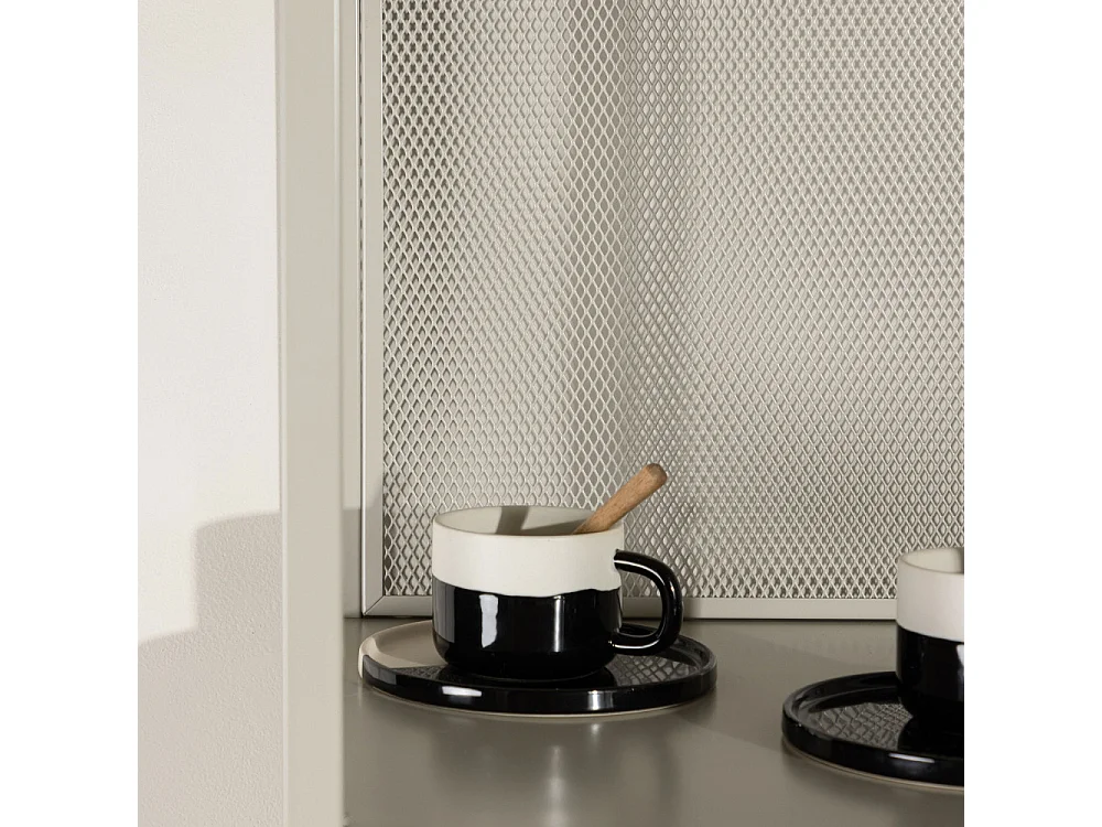 Étagère 5 Niveaux en Métal "Buenos Aires" 185cm Beige