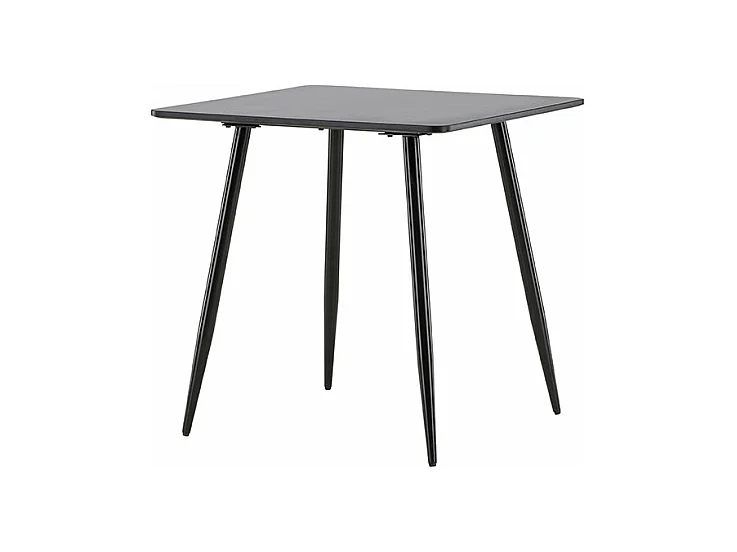 Table à Manger "Polar" 75 cm Noir