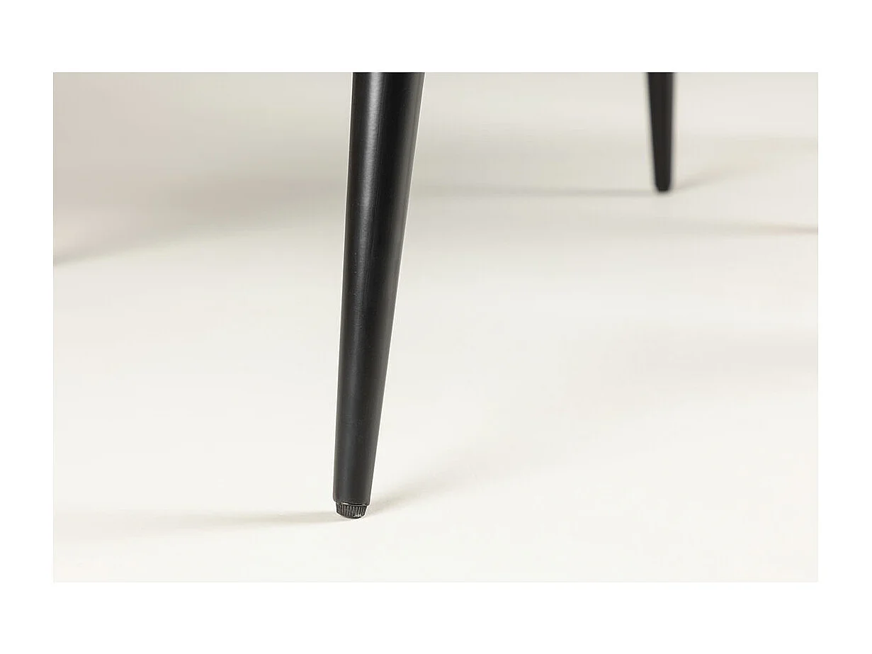 Table à Manger "Polar" 75 cm Noir