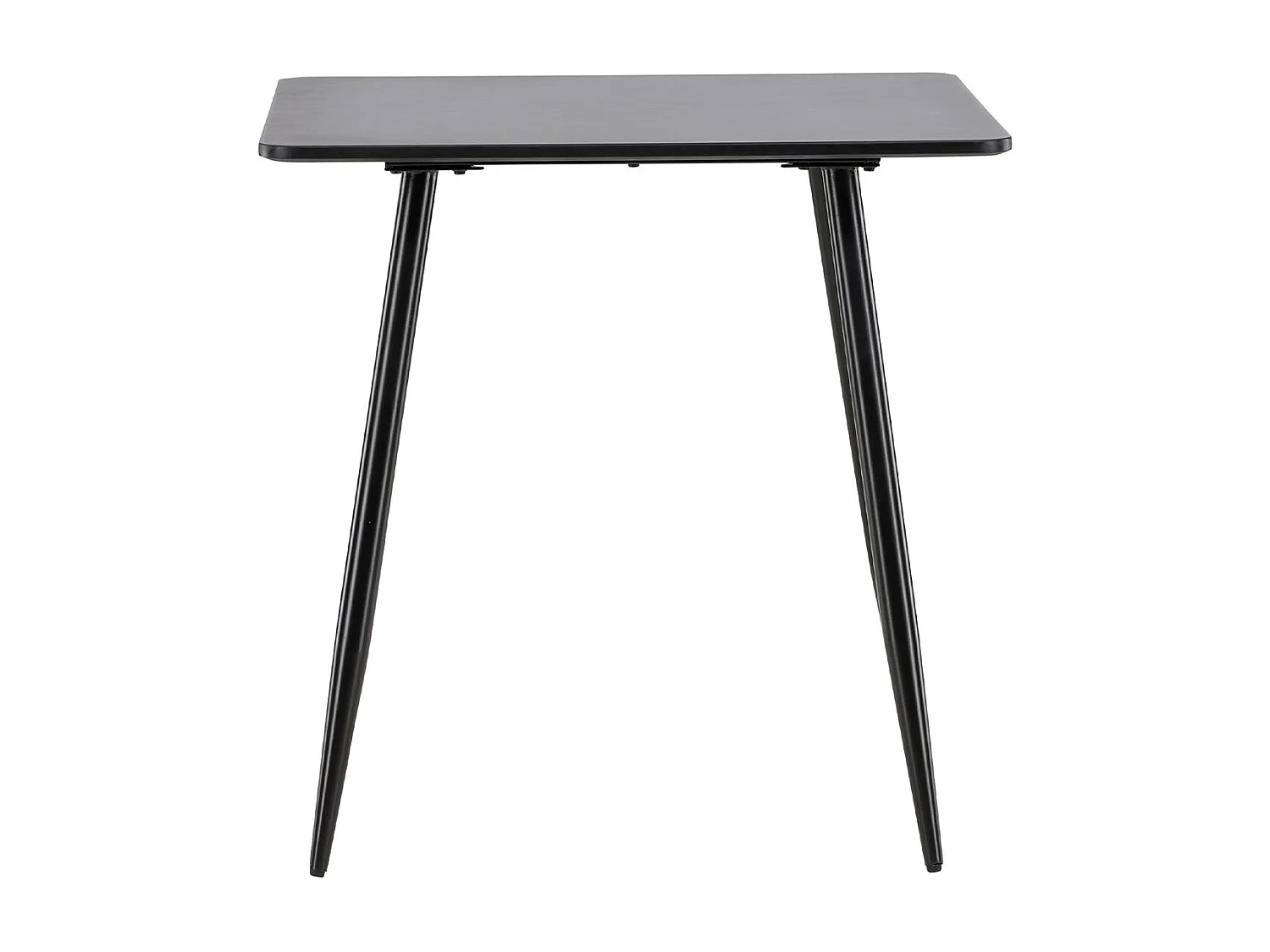 Table à Manger "Polar" 75 cm Noir