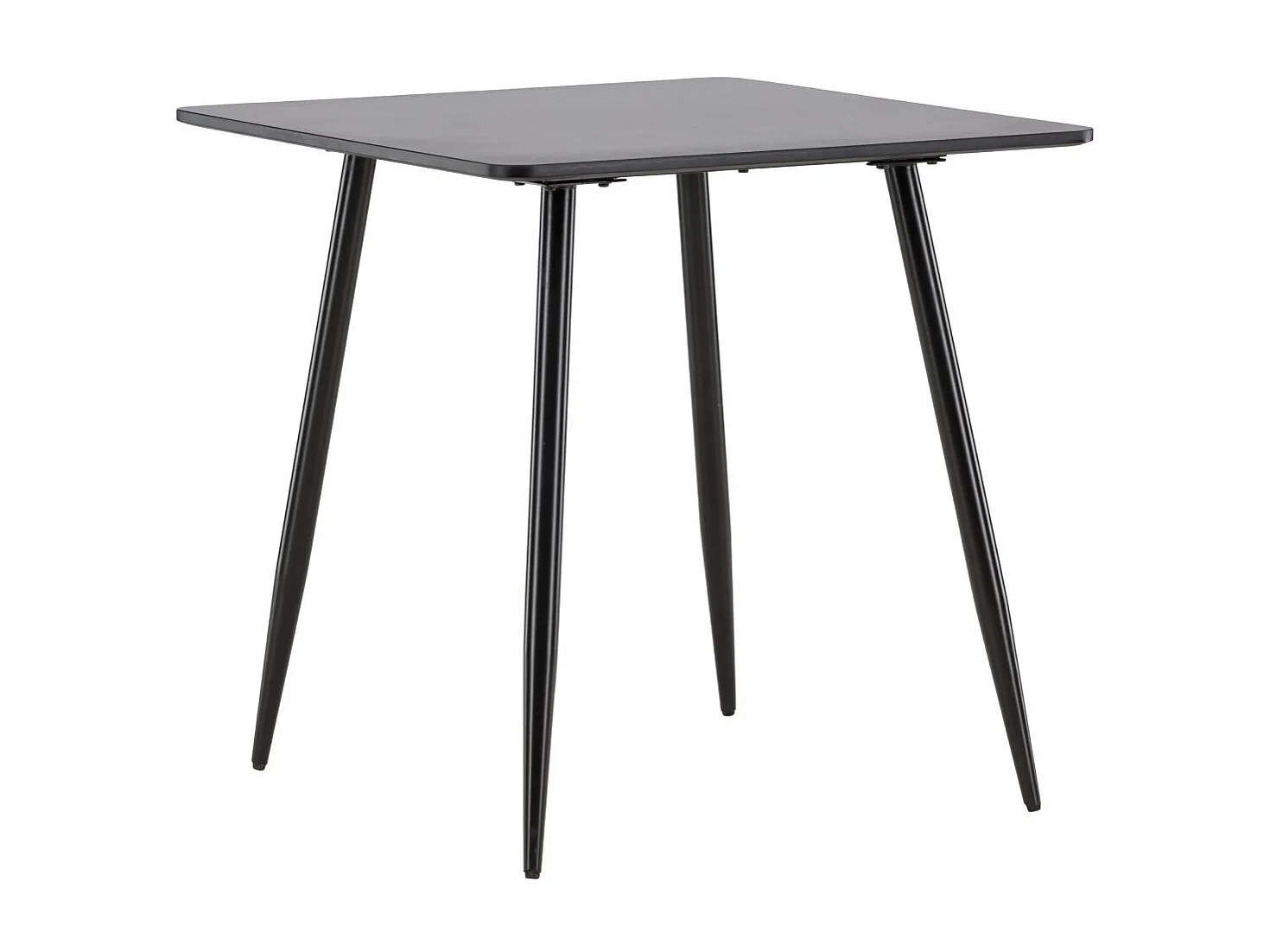 Table à Manger "Polar" 75 cm Noir