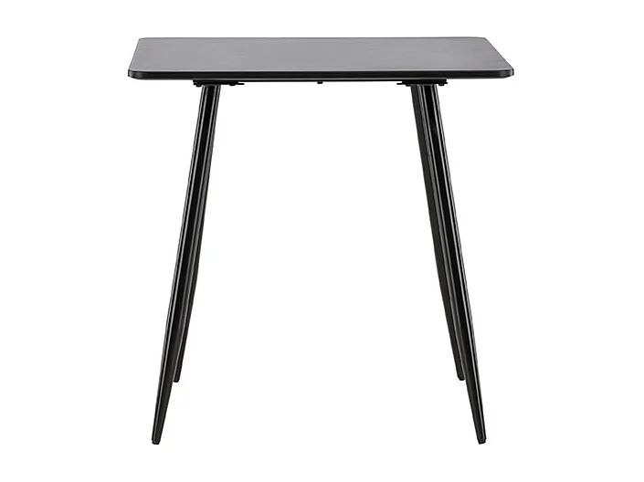 Polar table de salle à manger 75x75 cm noir.