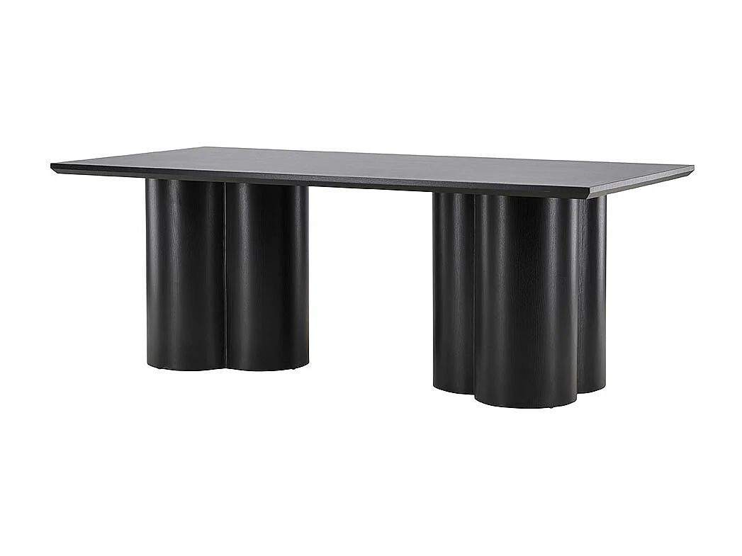 Table à Manger Design "Olivia" 210 cm Noir