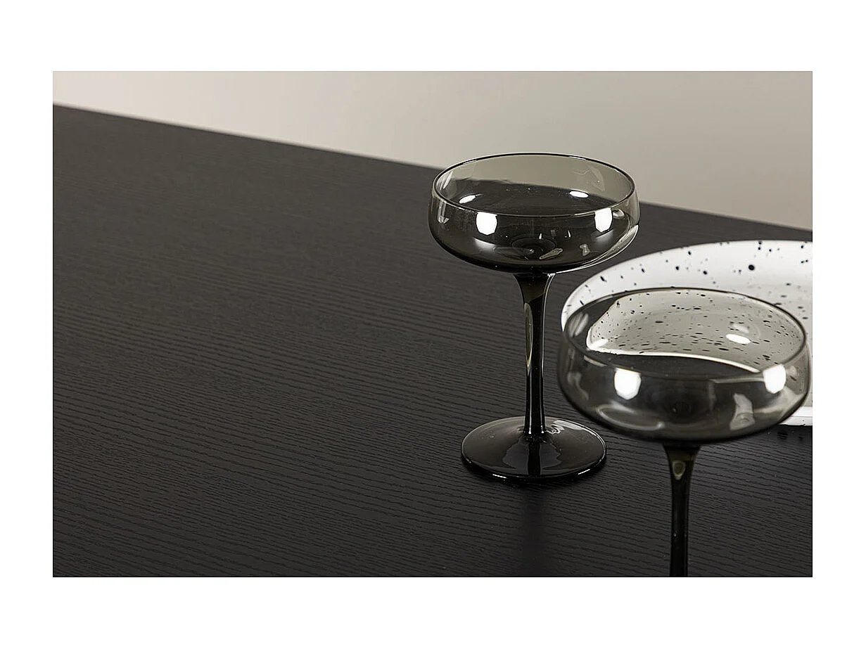 Olivia eetkamertafel 100x210 cm zwart.