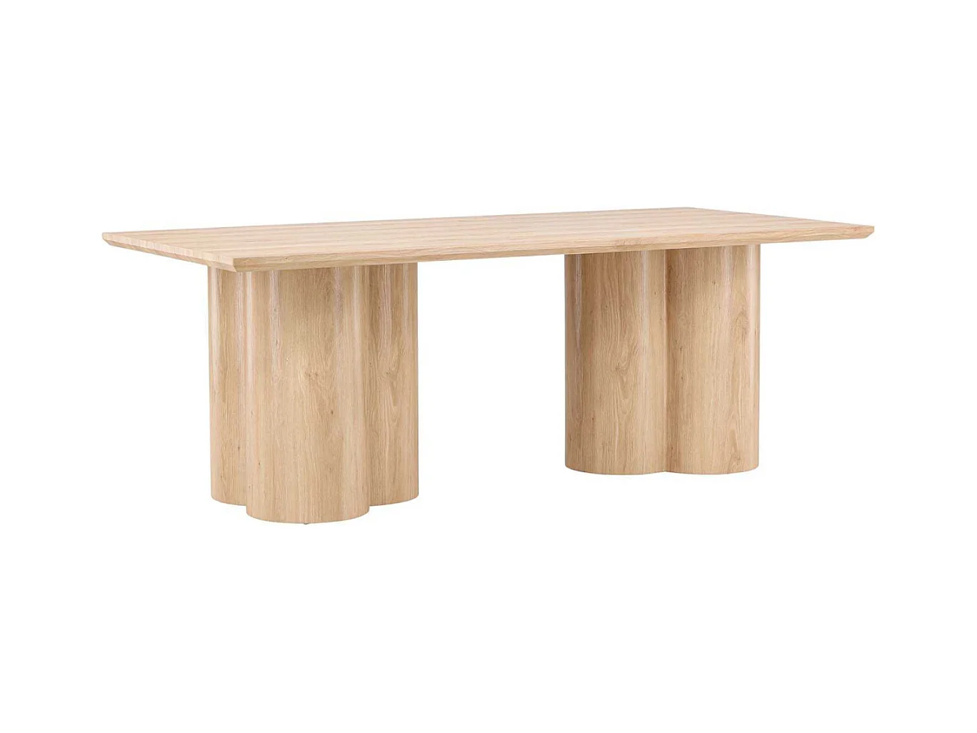 Table à Manger Design "Olivia" 210 cm Naturel