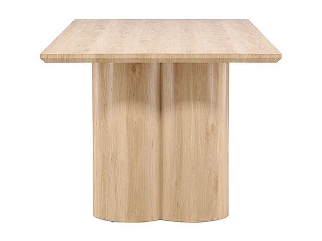 Olivia table de salle à manger 100x210 cm whitewash.