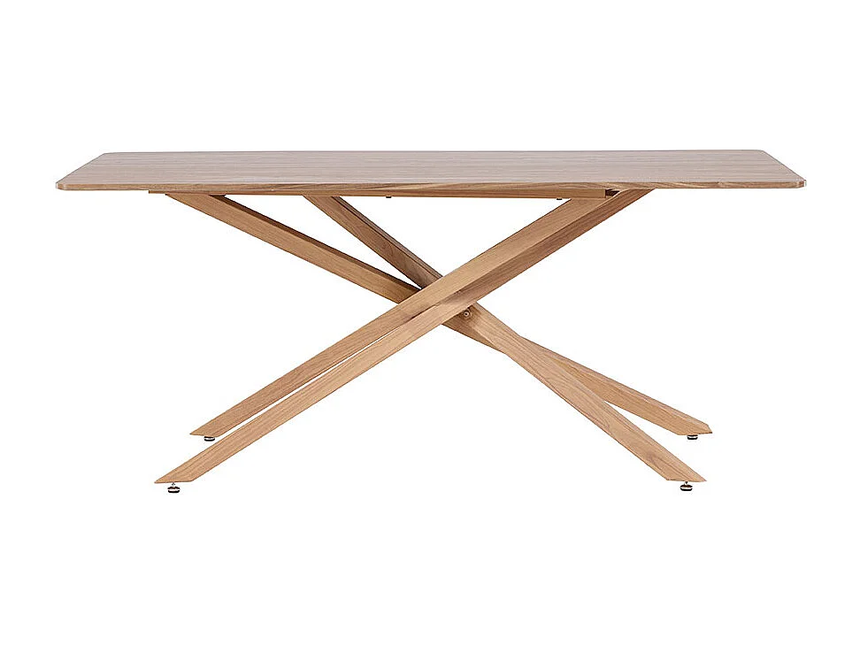 Piazza table de salle à manger 90x180 cm mocca.