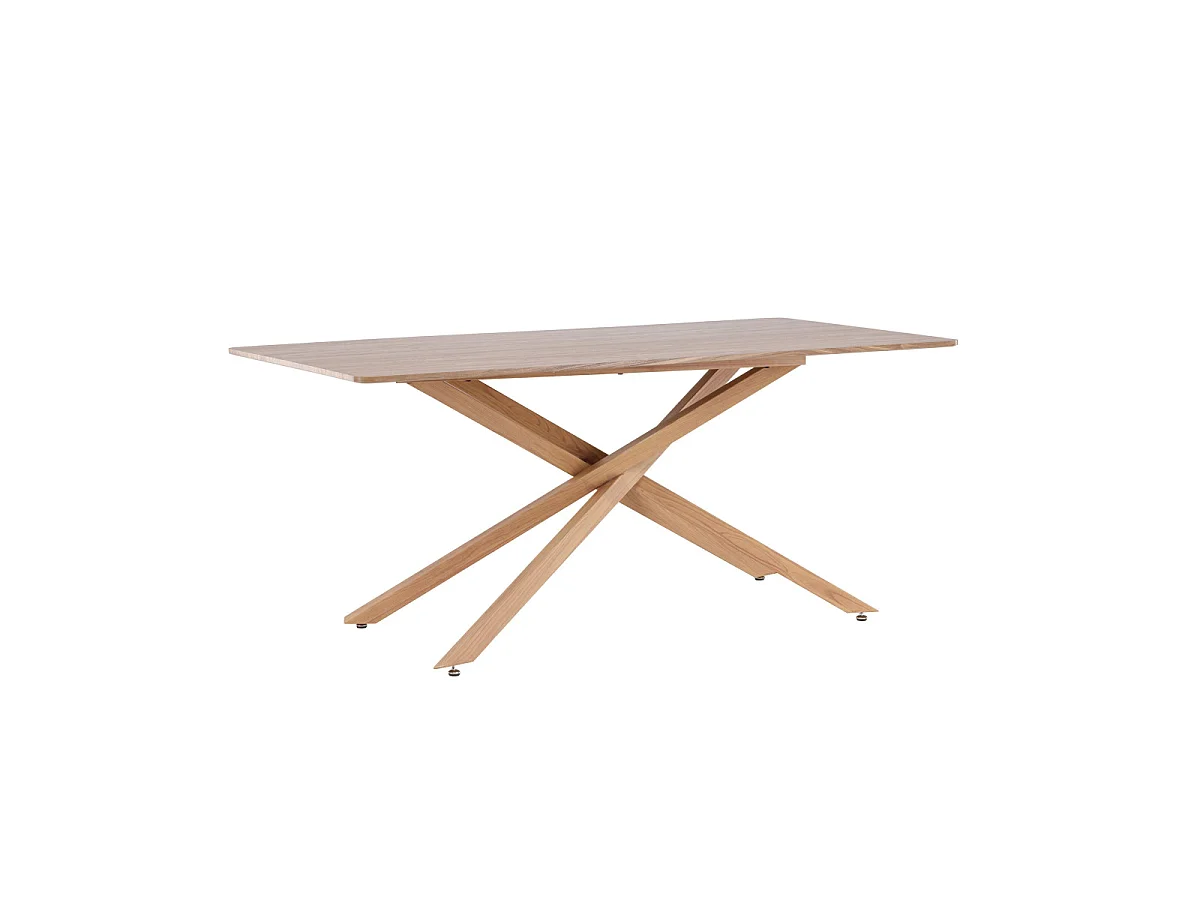 Piazza eetkamertafel 90x180 cm mocca.