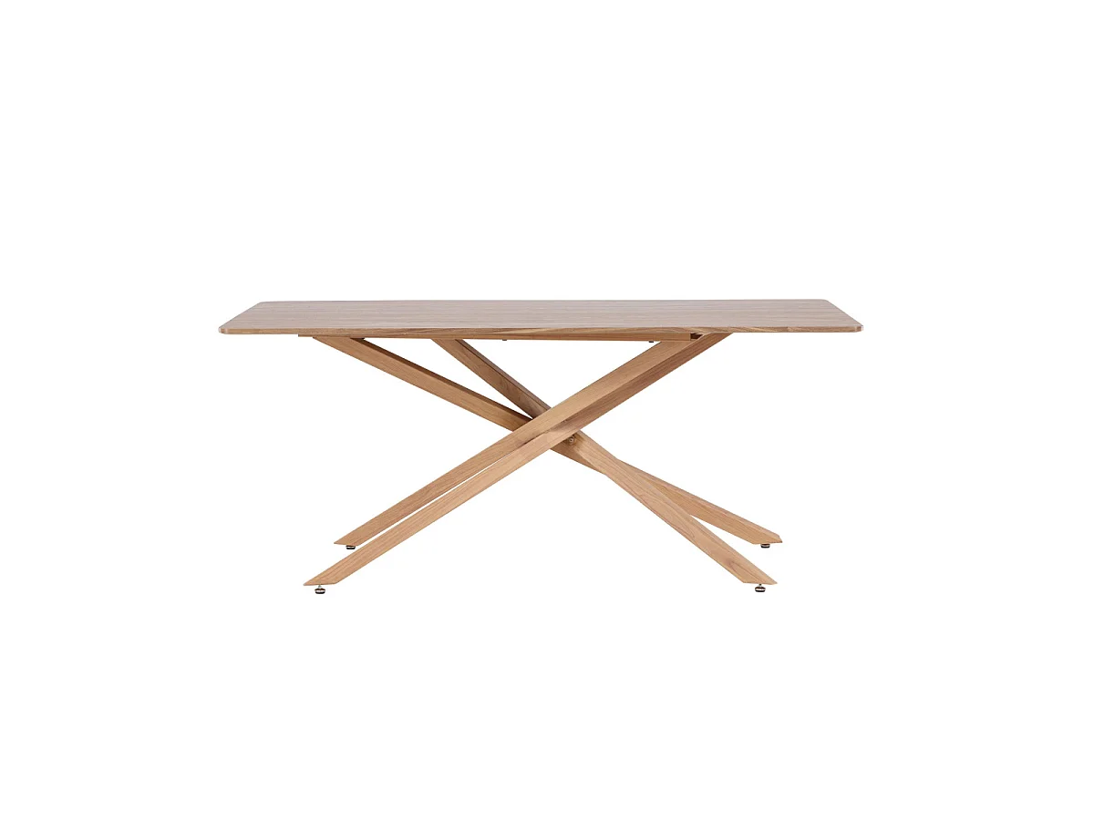 Piazza eetkamertafel 90x180 cm mocca.