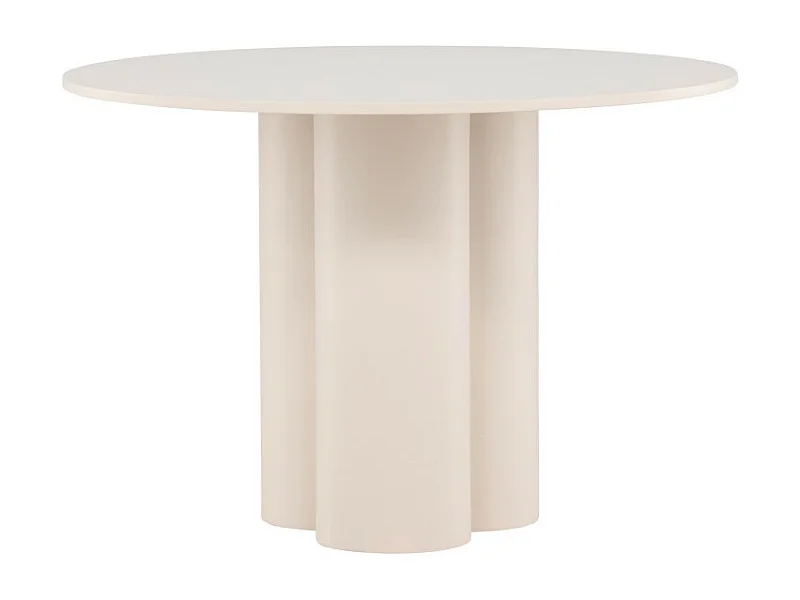 Olivia Esstisch Ø110 cm beige.