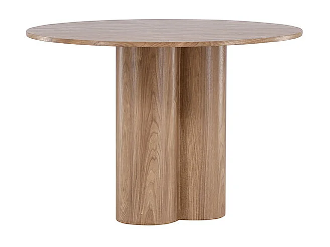Olivia table de salle à manger Ø110 cm mocca.