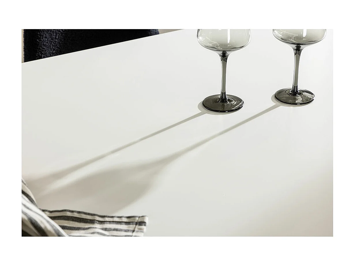 Table à Manger Design "Silar" 180cm Blanc