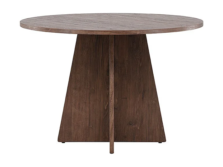 Bootcut table de salle à manger Ø110 cm mocca.