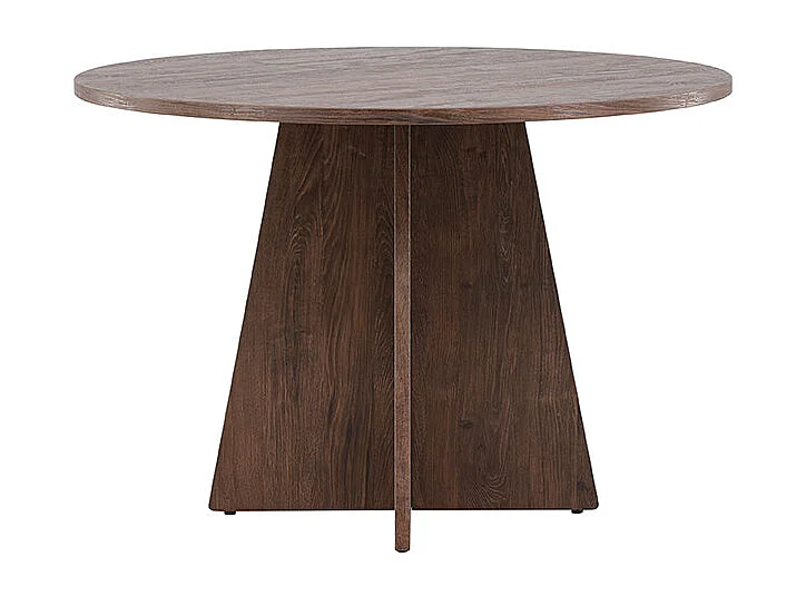 Bootcut table de salle à manger Ø110 cm mocca.