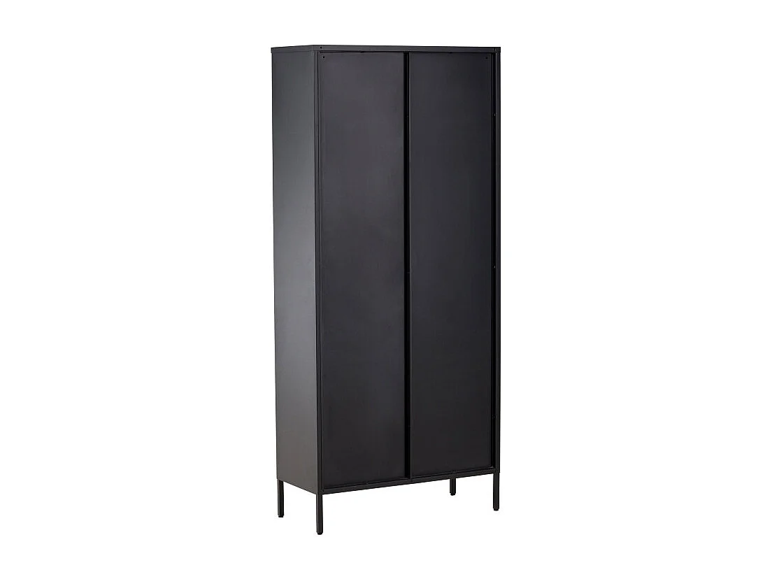 Vitrine Design en Métal "Lima" 180cm Noir