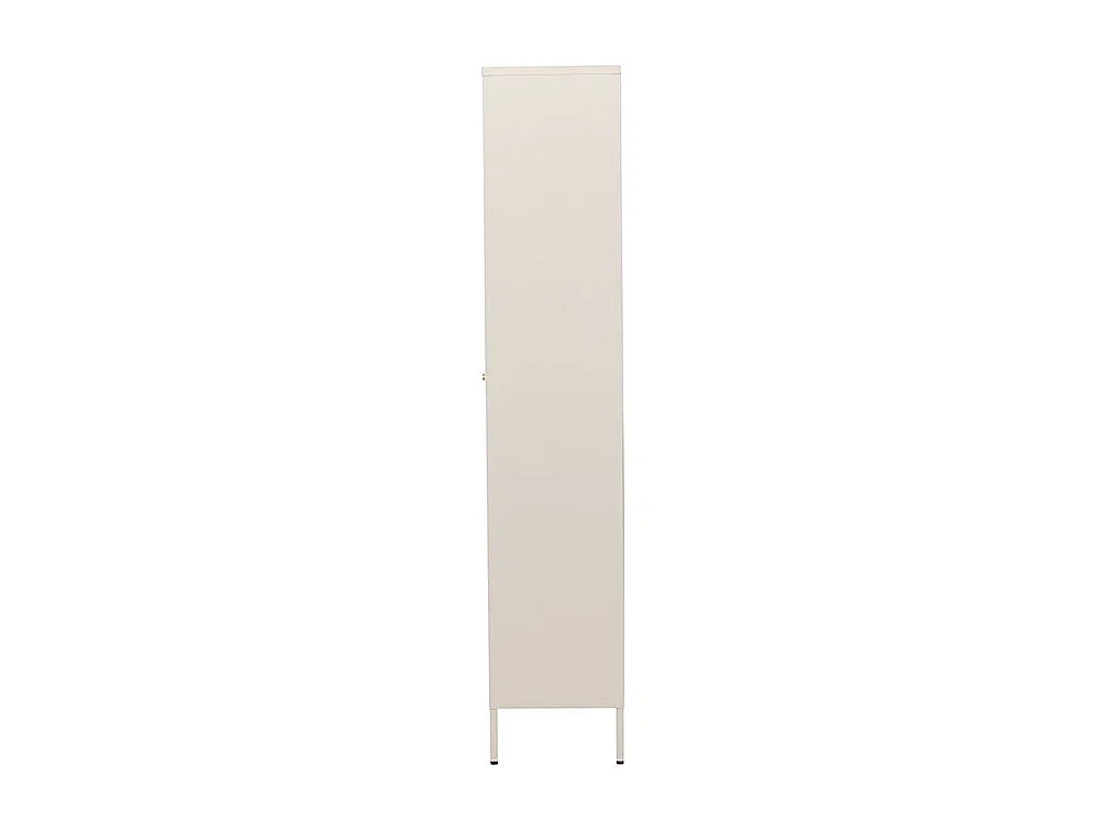Vitrine Design en Métal "Lima" 180cm Beige