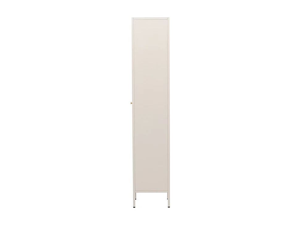 Vitrine Design en Métal "Cali" 180cm Beige