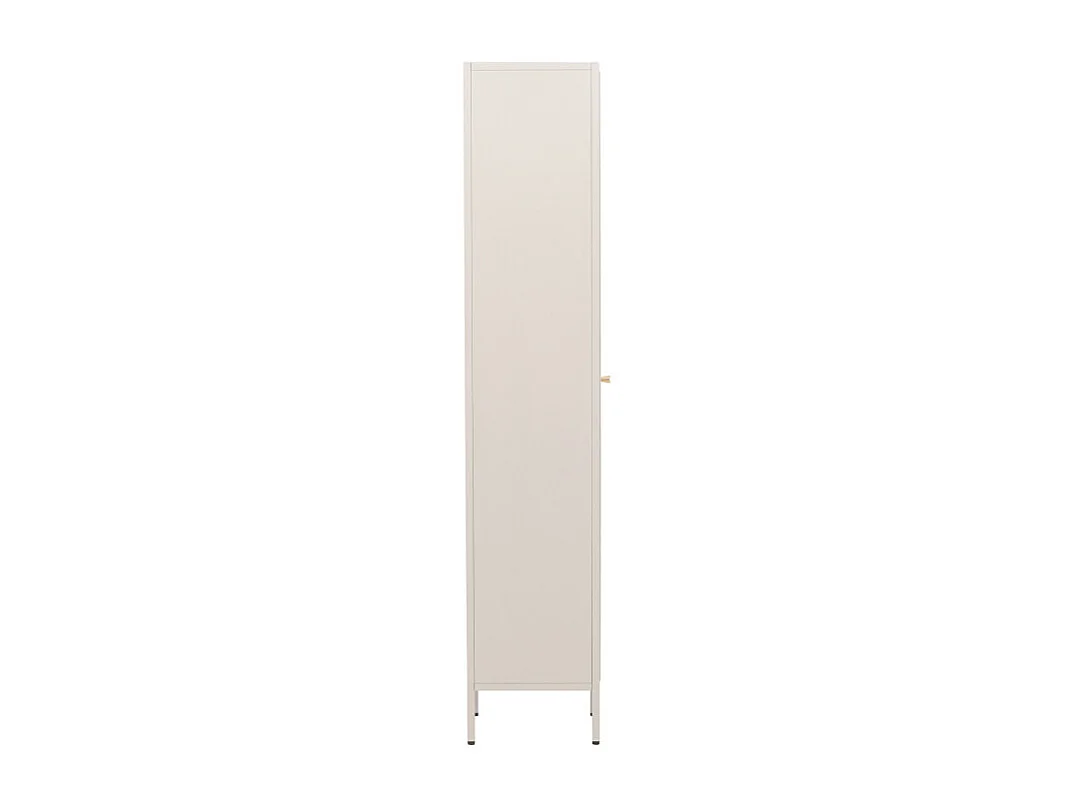 Vitrine Design en Métal "Cali" 180cm Beige