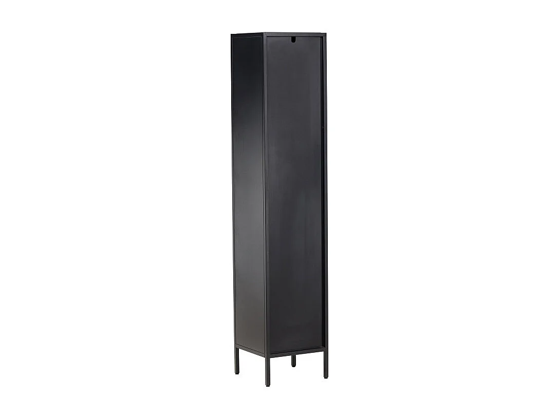 Vitrine Design en Métal "Cali" 180cm Noir