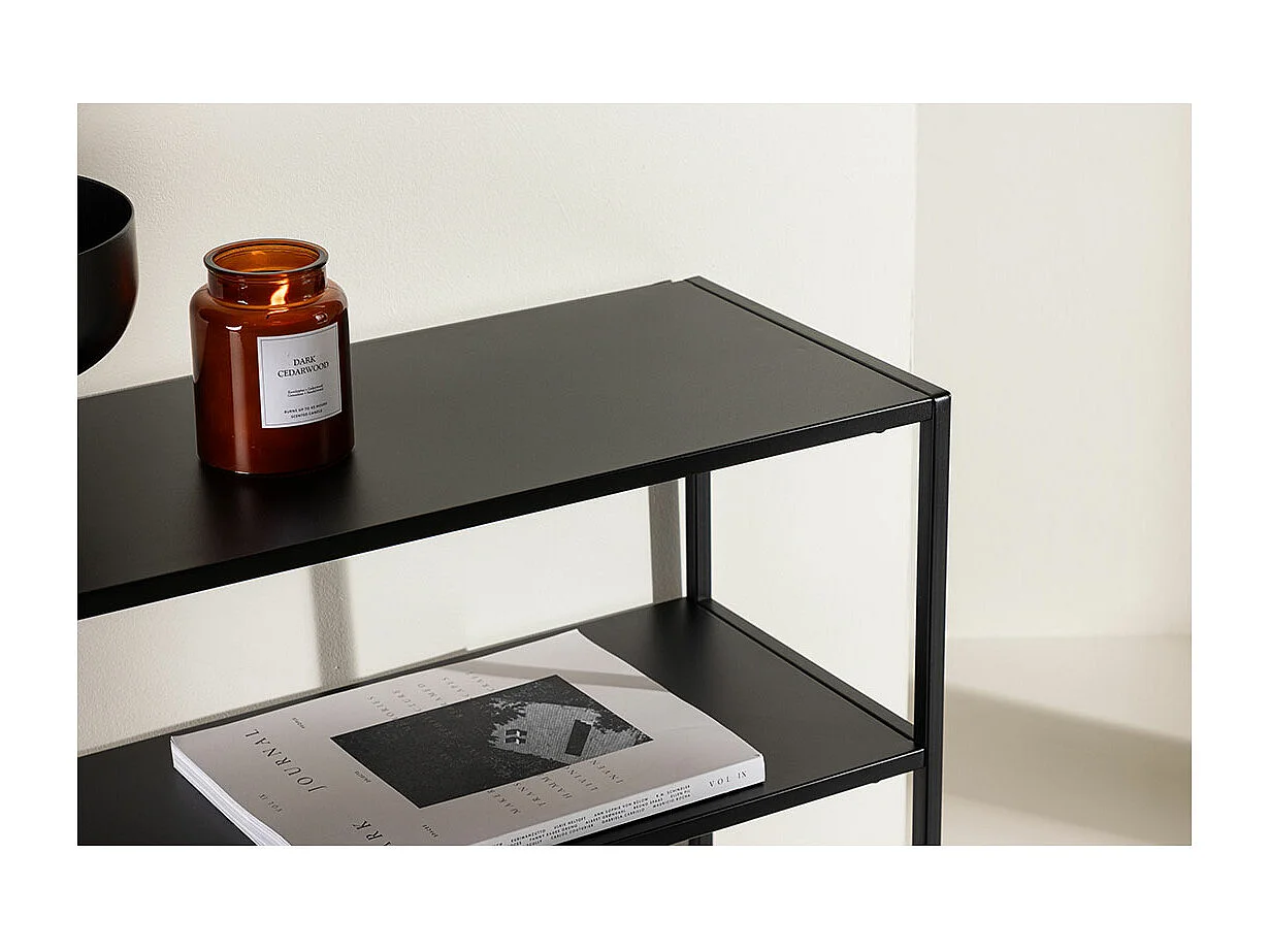 Console Design en Métal "Georgetown" 80cm Noir